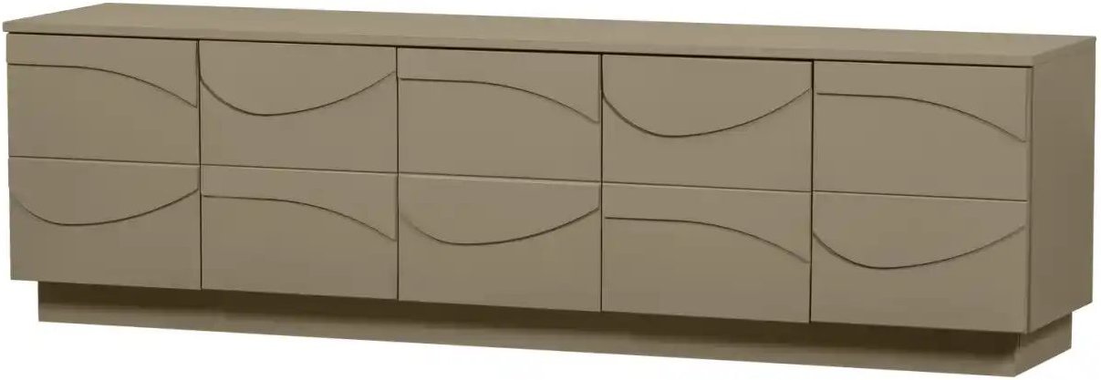 WOOOD TV-Möbel ¦ braun ¦ Maße (cm): B: 180 H: 52 Kommoden & Sideboards > Lowboards - Höffner