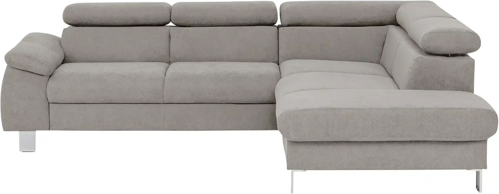 uno Ecksofa Micky ¦ grau ¦ Maße (cm): B: 249 H: 72 T: 207.0 Polstermöbel > Sofas > Ecksofas - Höffner