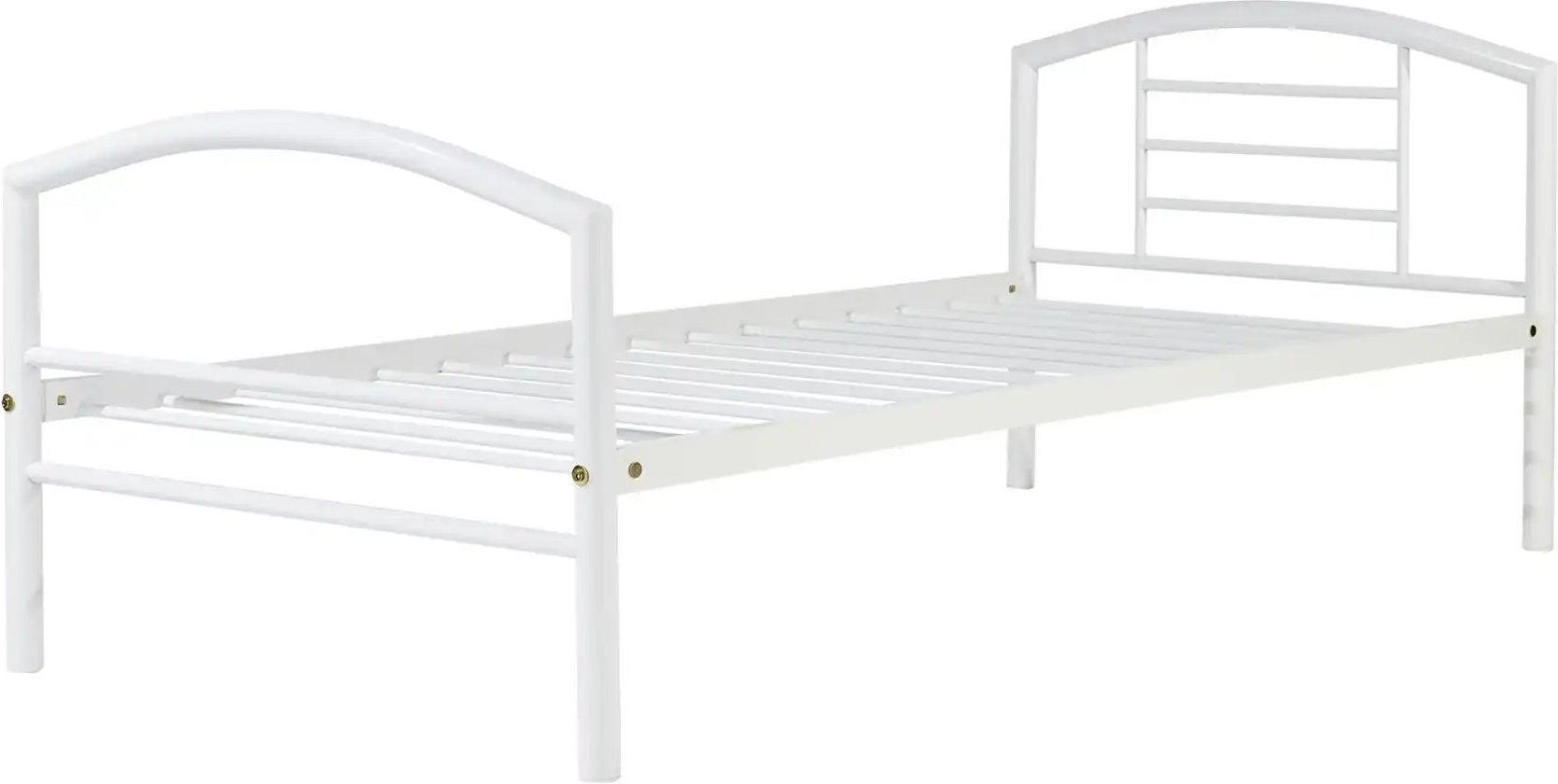 Metallbett Karina ¦ weiß ¦ Maße (cm): B: 97 H: 79 Betten > Bettgestelle - Höffner