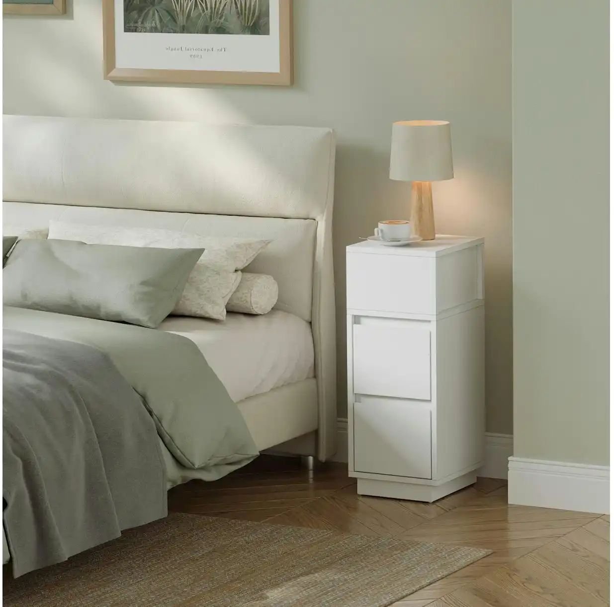 Nachttisch ¦ weiß ¦ Maße (cm): B: 25 H: 65 Tische > Nachttische - Höffner