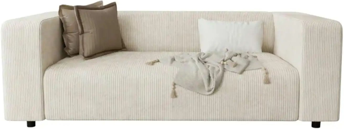 S-STYLE Einzelsofa Oskar ¦ beige ¦ Maße (cm): B: 151 H: 65 Polstermöbel > Sofas > 2-Sitzer - Höffner