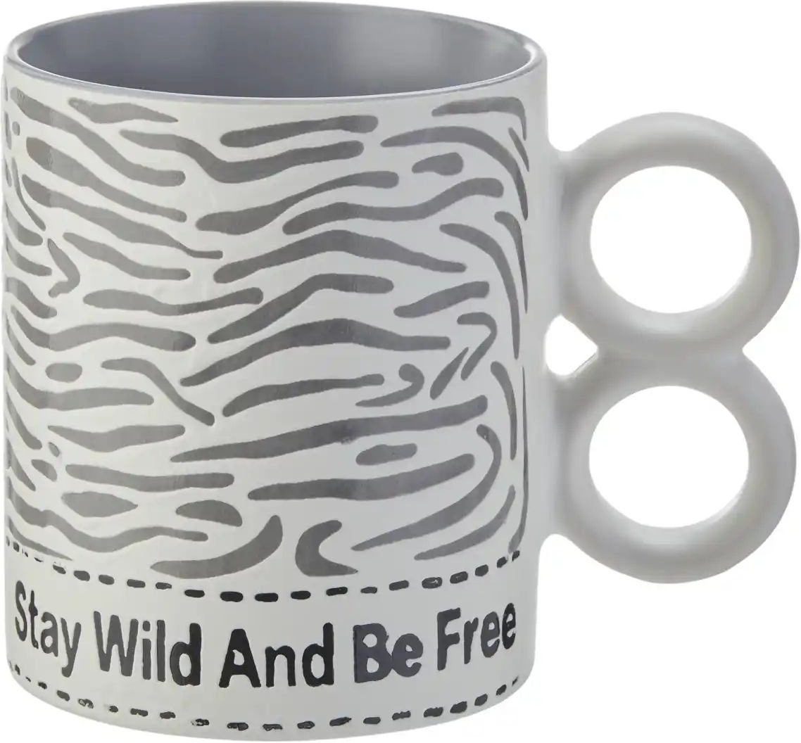 Peill+Putzler Kaffeebecher Wildnis ¦ grau ¦ Porzellan ¦ Maße (cm): H: 9,5 Ø: 8 Geschirr > Becher - Höffner