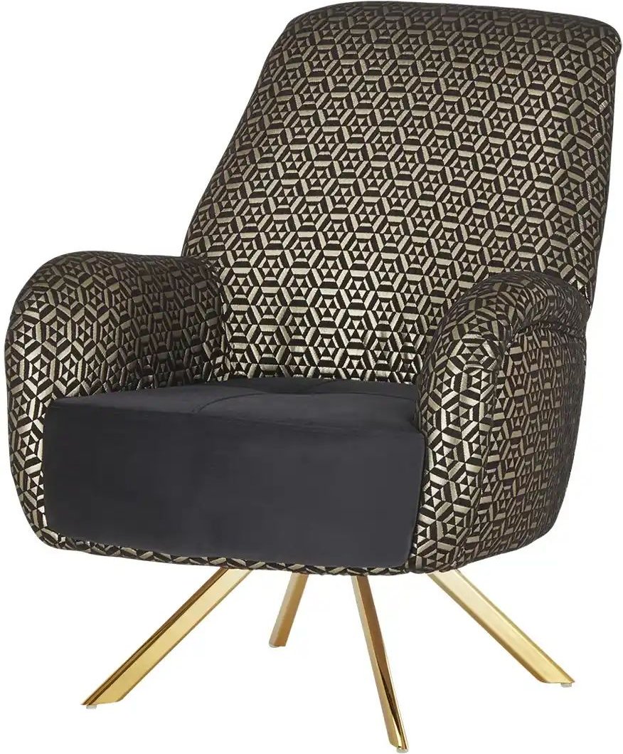 Polstersessel  Singapur ¦ schwarz ¦ Maße (cm): B: 81 H: 100 T: 90.0 Polstermöbel > Sessel > Polstersessel - Höffner