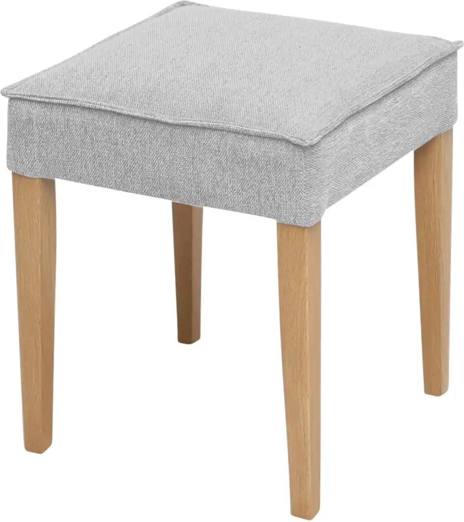 Woodford Polsterhocker Laron ¦ grau ¦ Maße (cm): B: 42 H: 50 T: 42.0 Polstermöbel > Hocker - Höffner