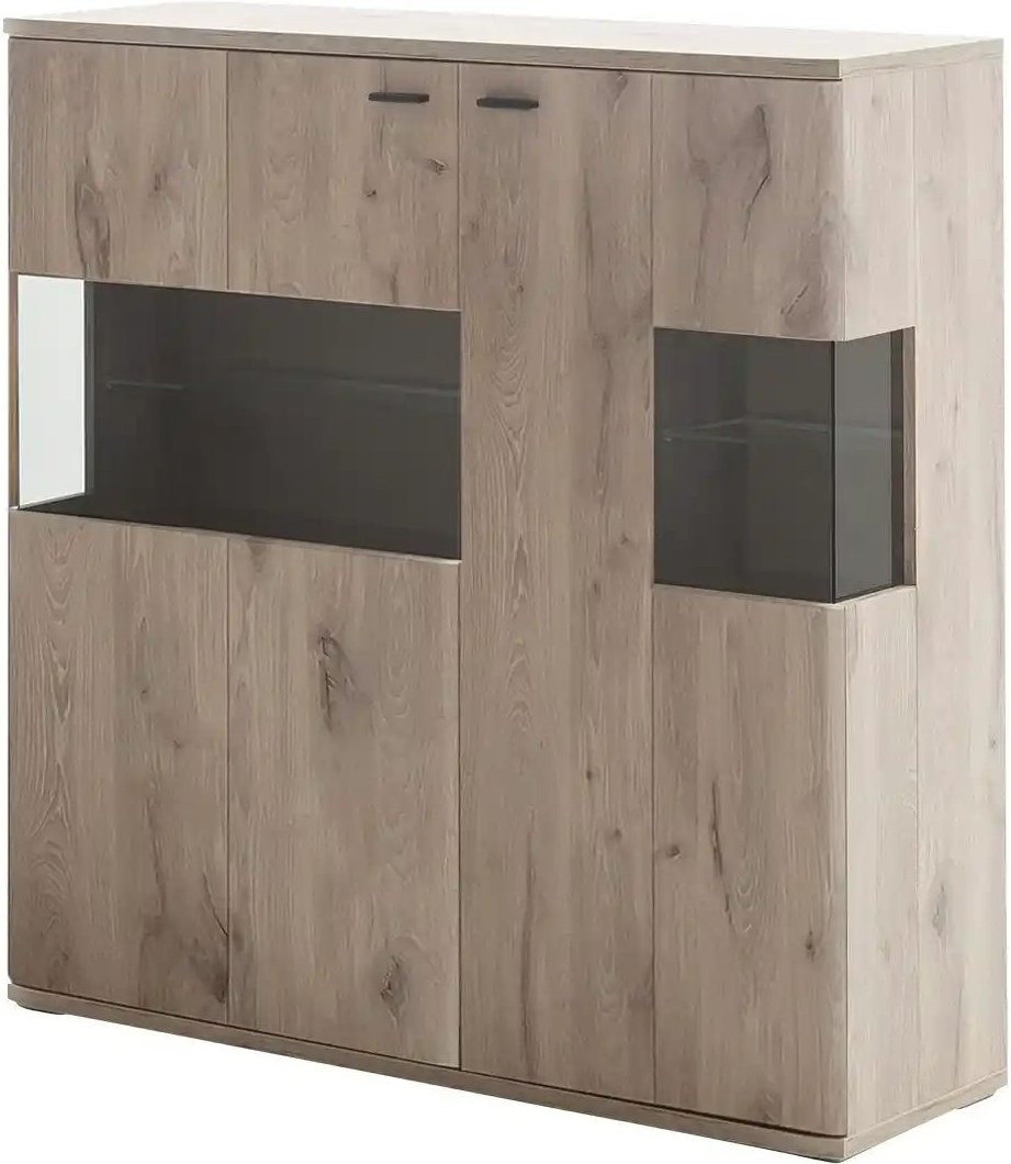 Thumbnail - uno Highboard Prato ¦ holzfarben ¦ Maße (cm): B: 119 H: 120 T: 37.0 Kommoden & Sideboards > Highboards - Höffner