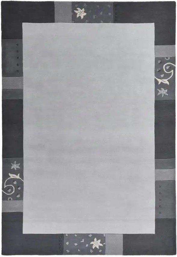 Thumbnail - THEKO Wollteppich Royal Ganges ¦ silber ¦ Wolle ¦ Maße (cm): B: 160 H: 1,3 Teppiche > Wohnteppiche - Höffner