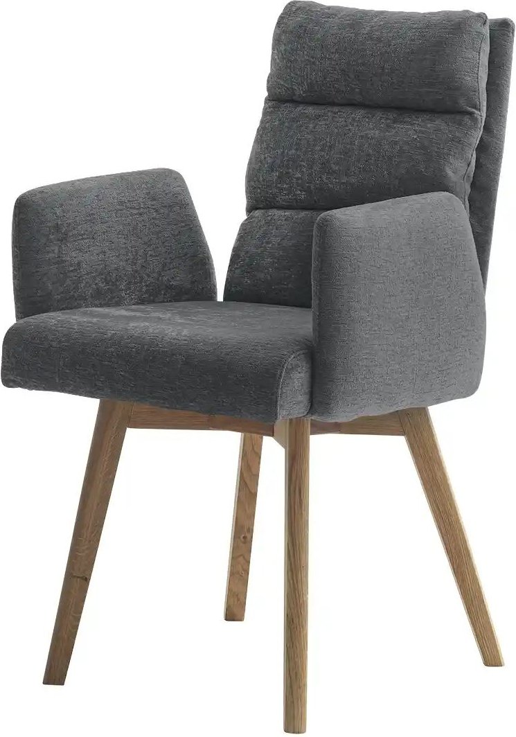 Woodford Armlehnstuhl Kalama ¦ grau ¦ Maße (cm): B: 61 H: 92 T: 65.0 Stühle > Esszimmerstühle > Esszimmerstühle mit Arm...