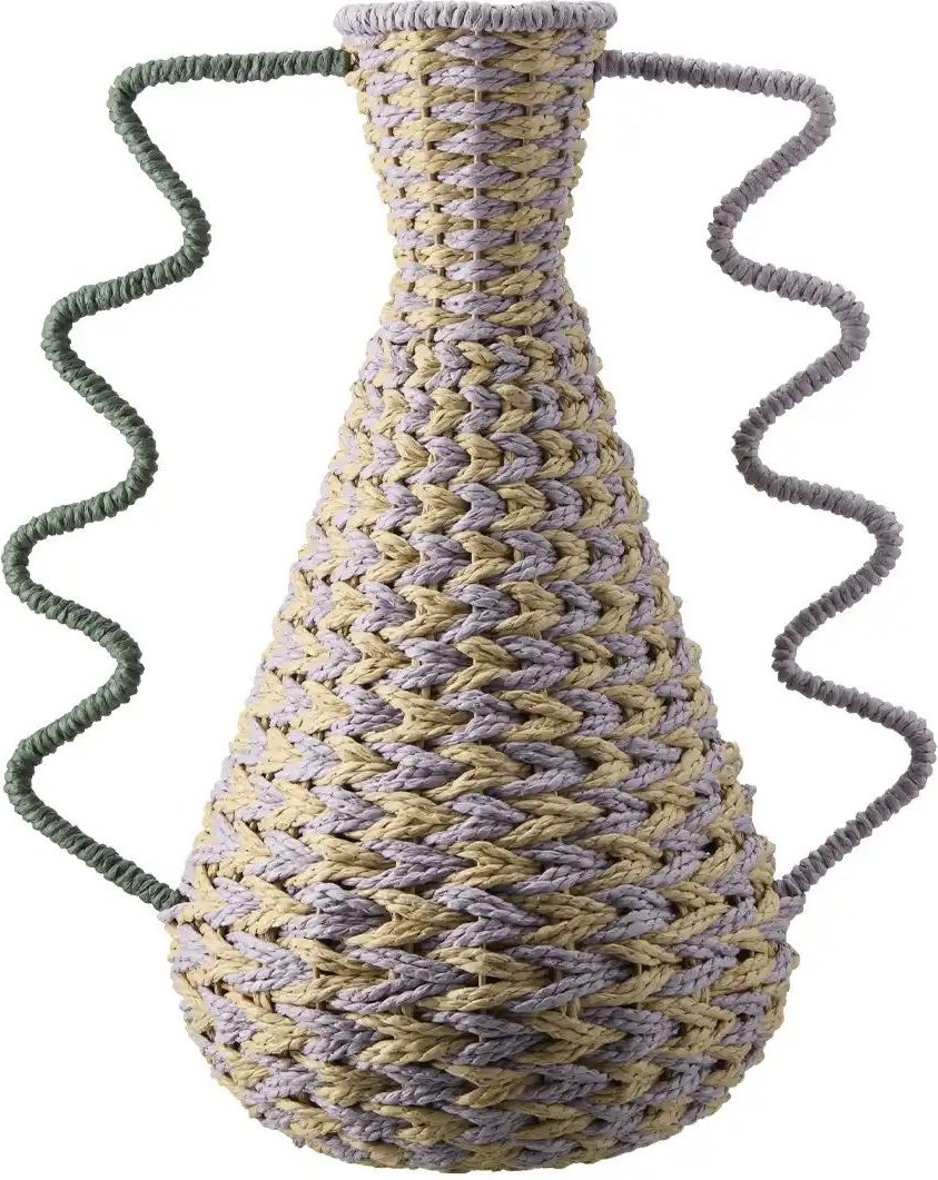 HOME STORY Deko Vase ¦ mehrfarbig ¦ Papier,Eisen ¦ Maße (cm): B: 31 H: 47 T: 25.0 Accessoires > Vasen - Höffner