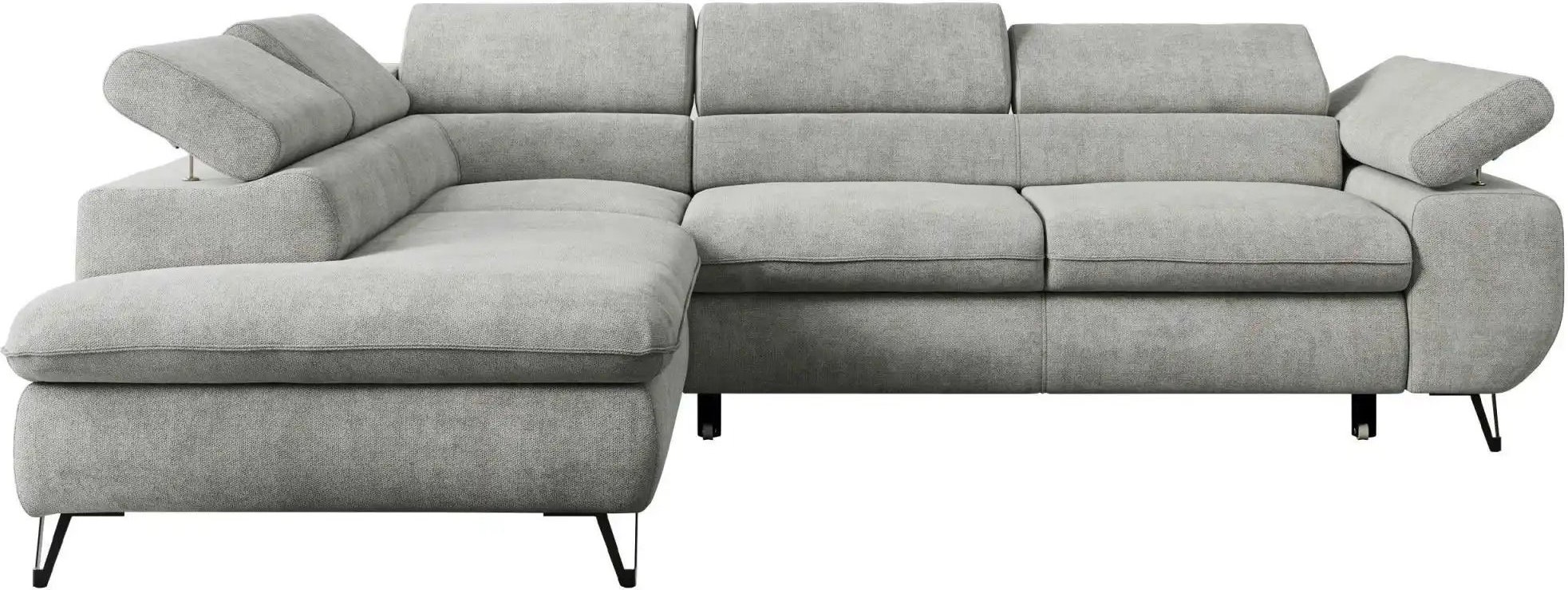 Ecksofa mit Schlaffunktion Peter ¦ grau ¦ Maße (cm): B: 273 H: 76 Polstermöbel > Sofas > Ecksofas - Höffner
