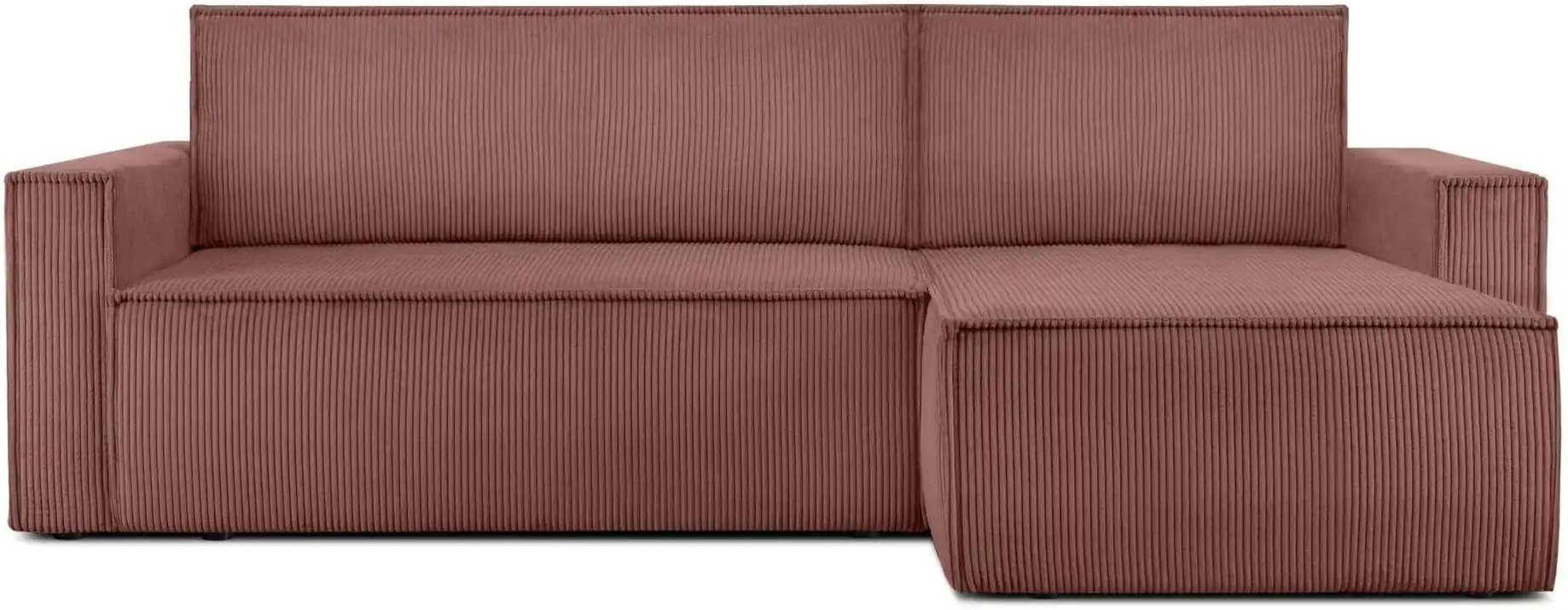 KONSIMO Ecksofa Napi ¦ rosa/pink ¦ Maße (cm): B: 246 H: 89 Polstermöbel > Sofas > 3-Sitzer - Höffner