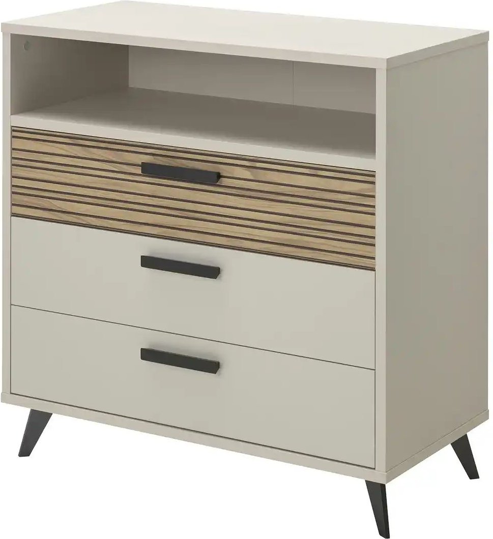 Kommode Bjarne ¦ beige ¦ Maße (cm): B: 91,2 H: 94,8 T: 44.7 Kommoden & Sideboards > Kommoden - Höffner