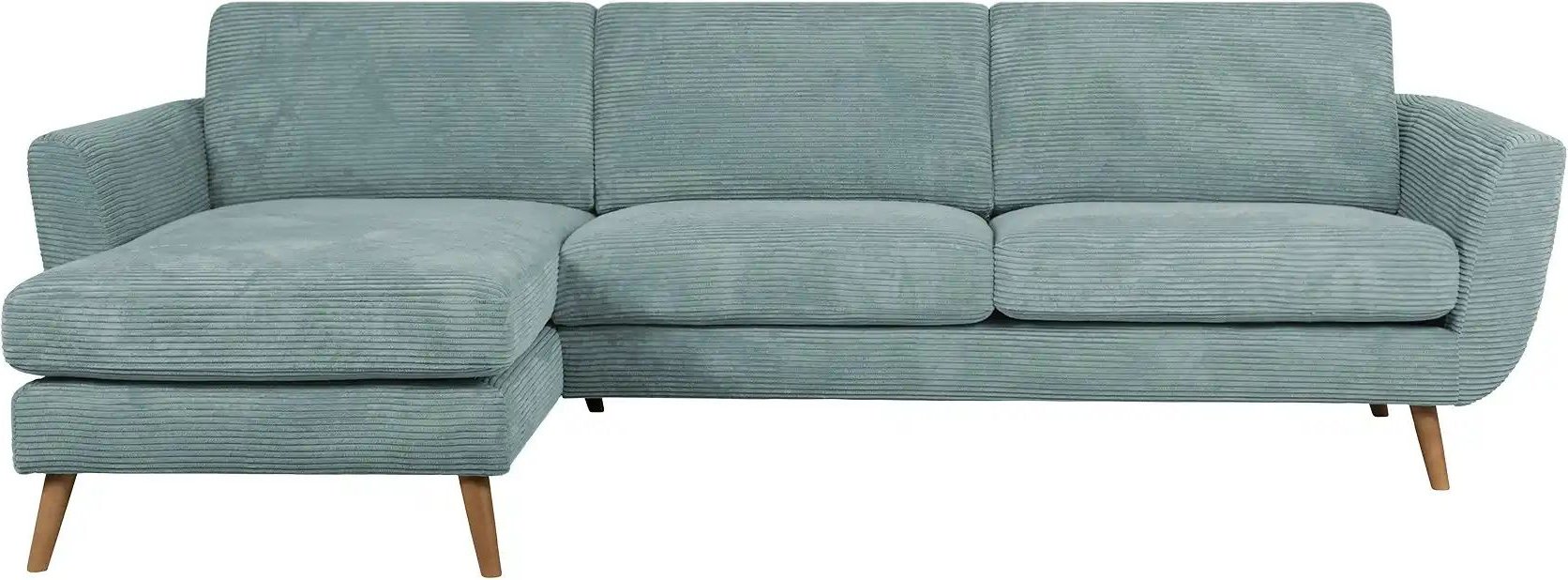 SOHO Ecksofa Smilla ¦ blau ¦ Maße (cm): B: 274 H: 85 T: 156.0 Polstermöbel > Sofas > 3-Sitzer - Höffner