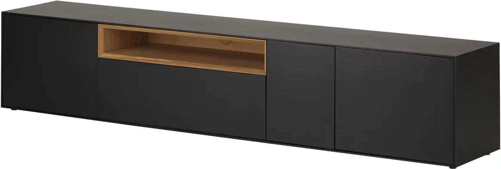 Thumbnail - sound+vision Lowboard Alpha ¦ schwarz ¦ Maße (cm): B: 236 H: 48 T: 43.0 Kommoden & Sideboards > Lowboards - Höffner