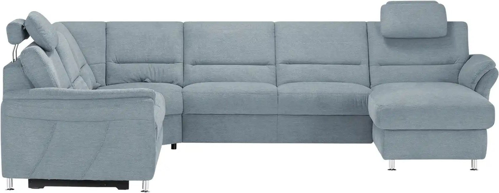 meinSofa Wohnlandschaft Donald ¦ blau ¦ Maße (cm): B: 335 H: 89 T: 262.0 Polstermöbel > Sofas > Wohnlandschaften - Höff...