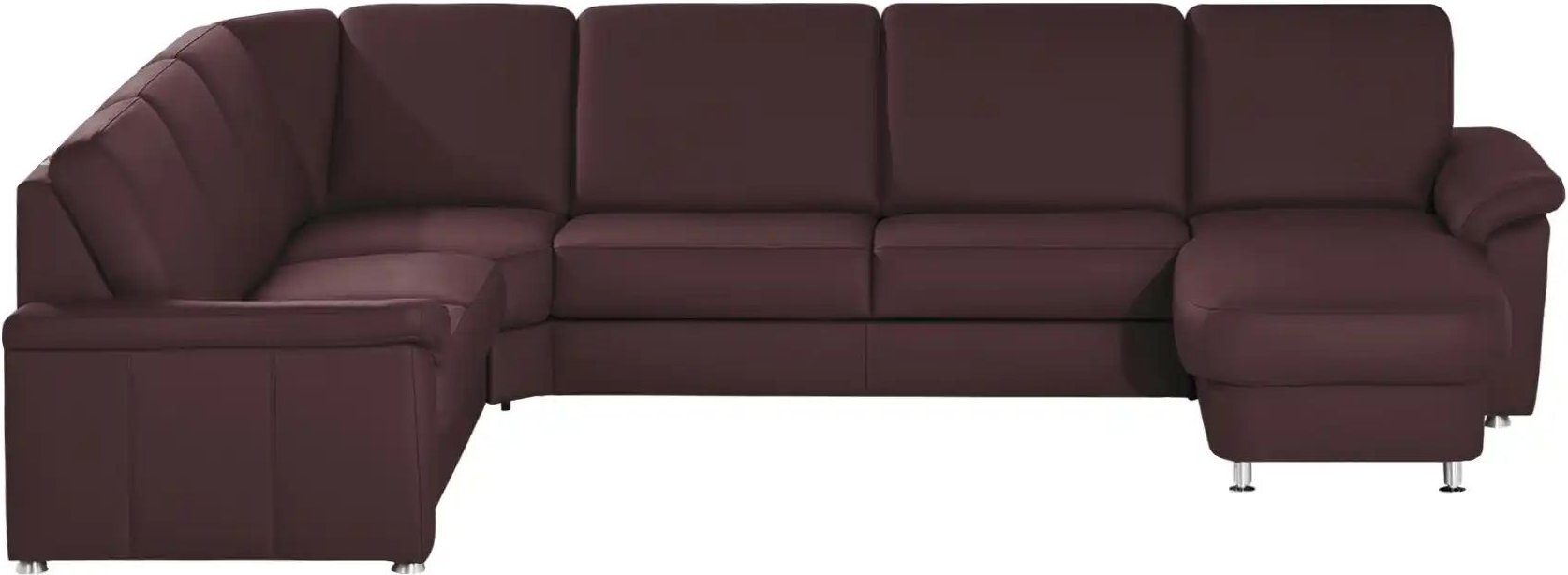 meinSofa Wohnlandschaft Leder Carolin ¦ lila/violett ¦ Maße (cm): B: 330 H: 91 T: 240.0 Polstermöbel > Sofas > Wohnlands...