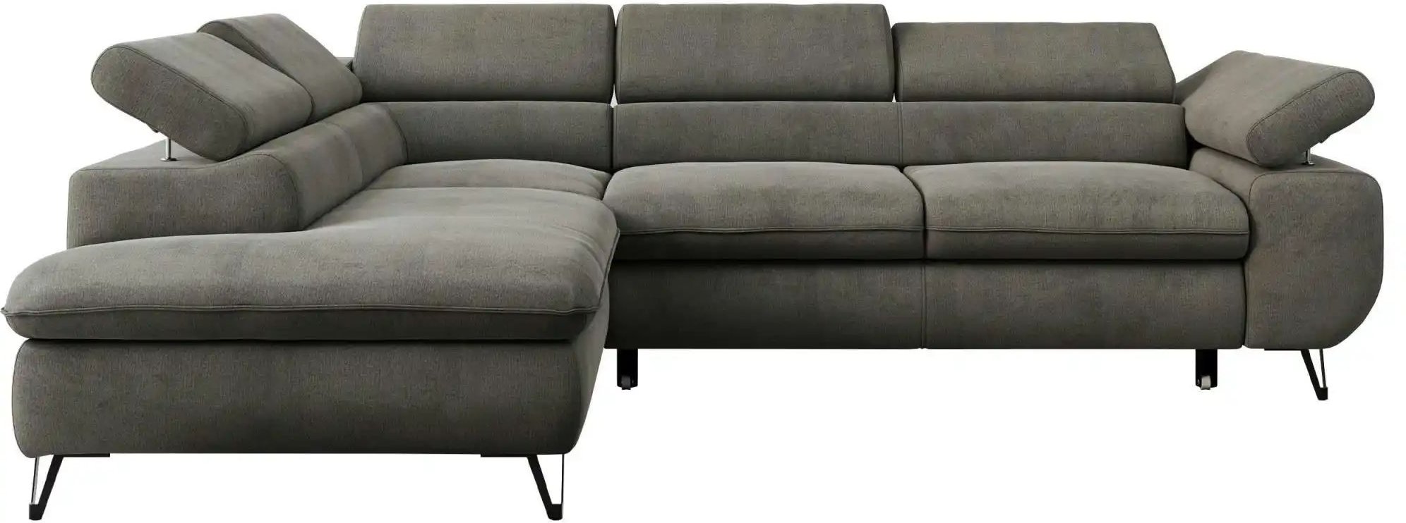 Ecksofa mit Schlaffunktion Peter ¦ grau ¦ Maße (cm): B: 273 H: 76 Polstermöbel > Sofas > Ecksofas - Höffner