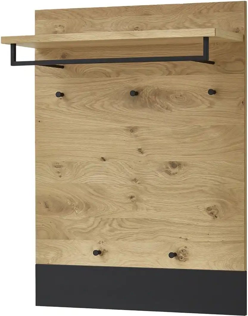 Woodford Garderobenpaneel Lina ¦ holzfarben ¦ Holzwerkstoff ¦ Maße (cm): B: 80 H: 106 T: 27.0 Garderoben & Kleiderstang...