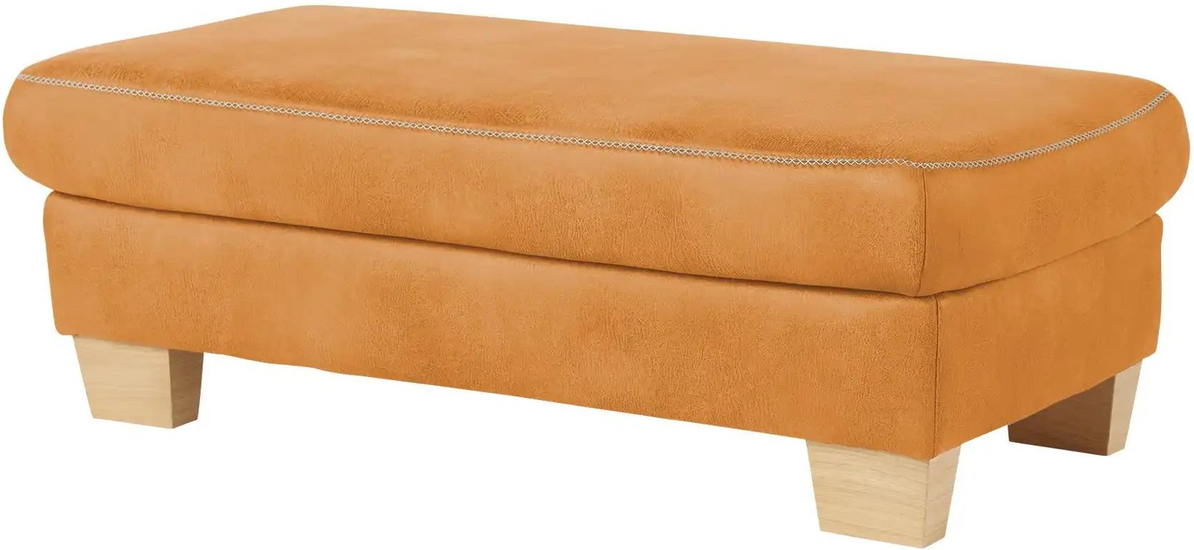 Mein Sofa bold XXL - Hocker Beata ¦ gelb ¦ Maße (cm): B: 130 H: 45 T: 65.0 Polstermöbel > Hocker - Höffner