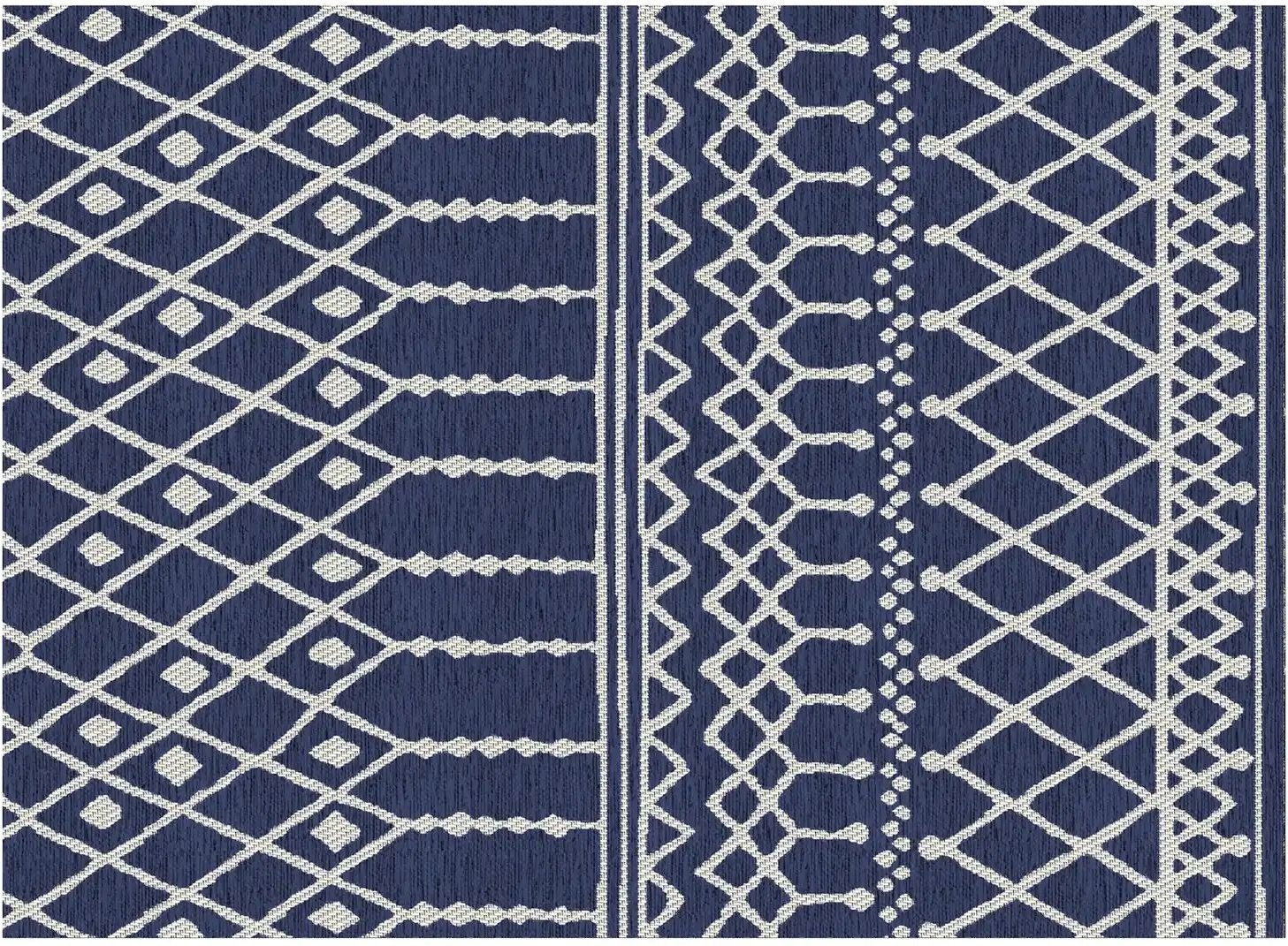 In-und Outdoorteppich Scandinavian ¦ blau ¦ Synthetische Fasern ¦ Maße (cm): B: 200 Teppiche > Outdoor Teppiche - Höffn...