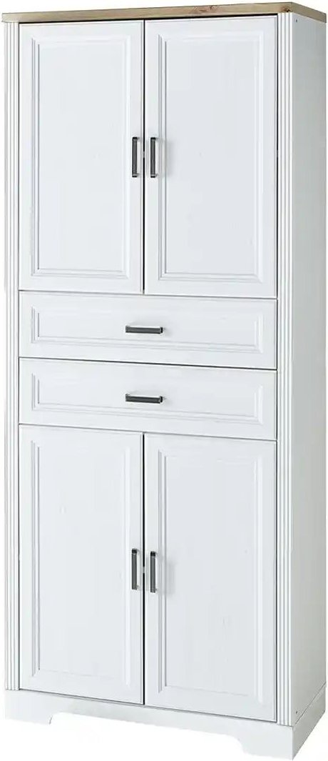 Aktenschrank Varese ¦ weiß ¦ Maße (cm): B: 86 H: 204 T: 38.0 Schränke > Aktenschränke - Höffner