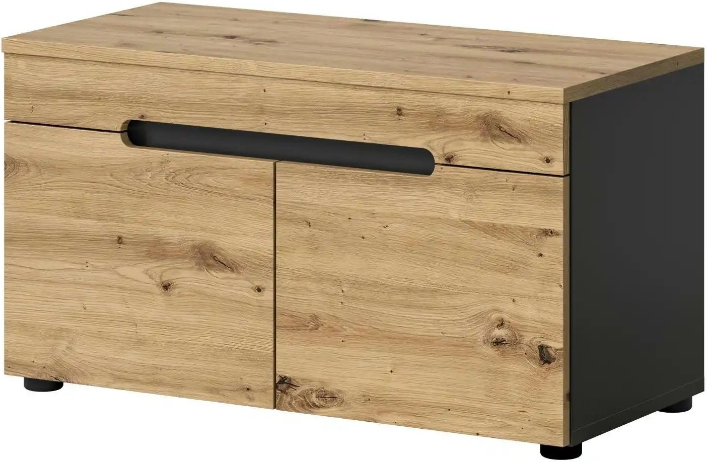 Thumbnail - Sitzbank Canu ¦ holzfarben ¦ Maße (cm): B: 80 H: 45 T: 37.0 Bänke > Einzelbänke - Höffner