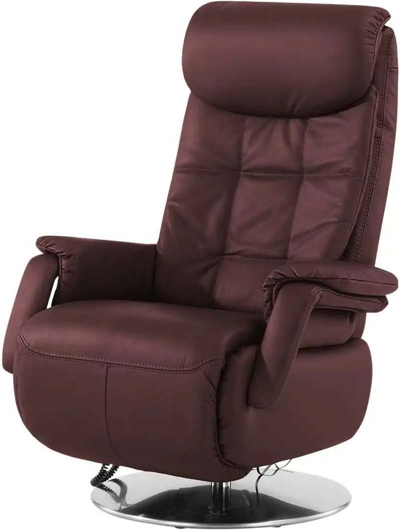 Polstermöbel Oelsa Ledersessel mit elektrischer Relaxfunktion Mambo ¦ rot ¦ Maße (cm): B: 86 H: 119 T: 88.0 Polstermöbel...