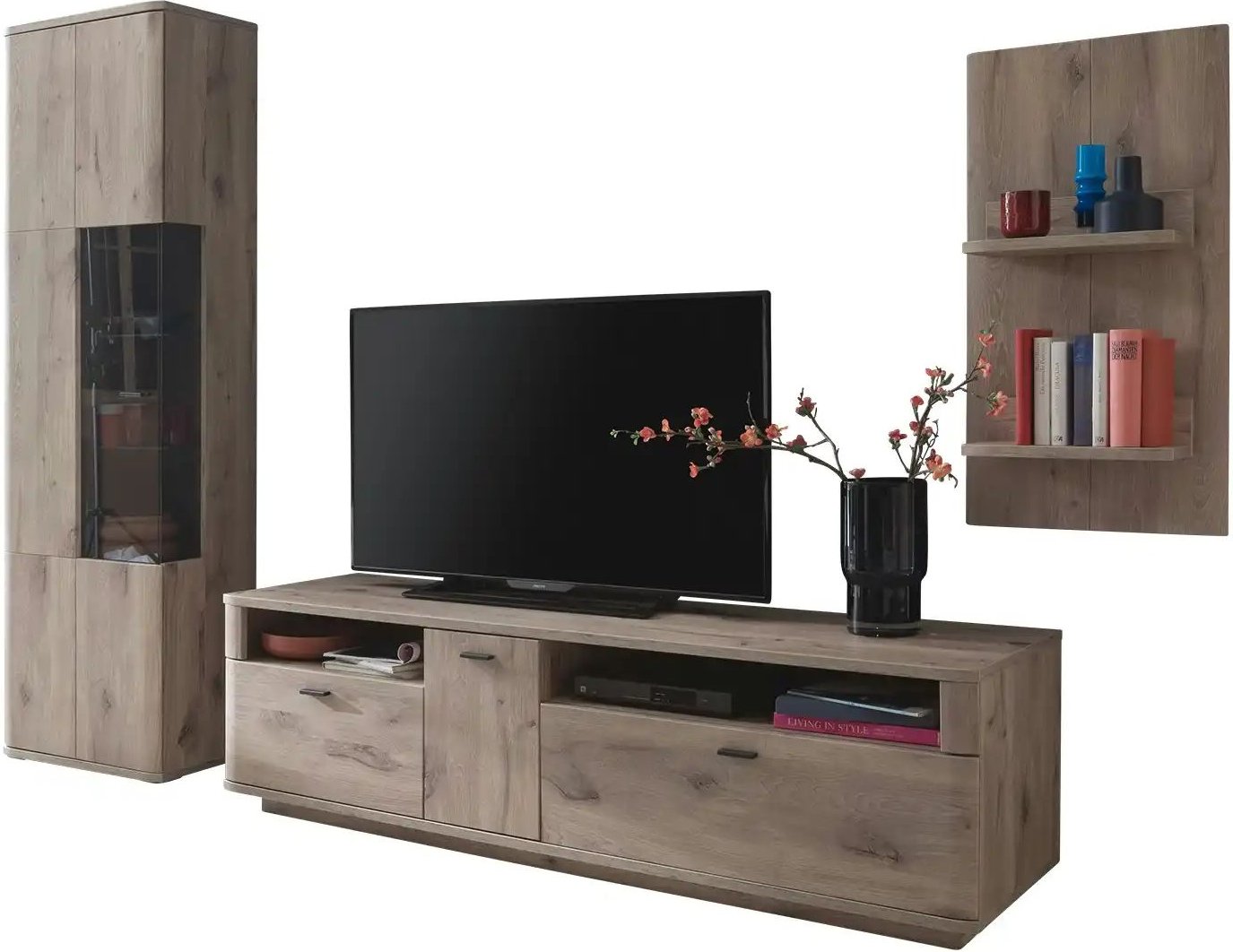 uno Wohnkombination Prato ¦ Maße (cm): B: 240 H: 199 T: 50.0 Kommoden & Sideboards > Wohnwände - Höffner