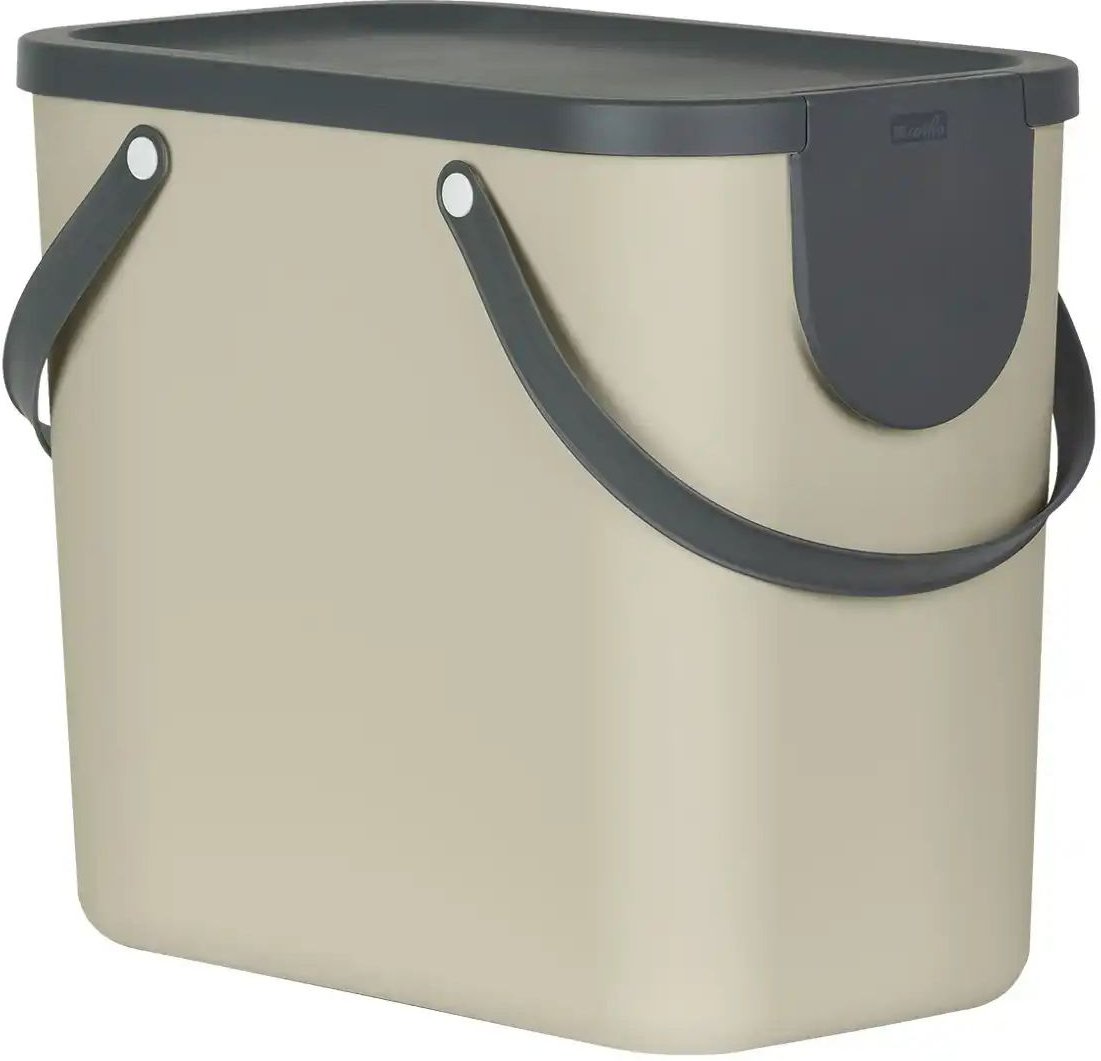 Rotho Müllsystem Albula ¦ braun ¦ Kunststoff ¦ Maße (cm): B: 40 H: 34 T: 23.5 Küchenzubehör & Helfer > Abfallbehälter -...