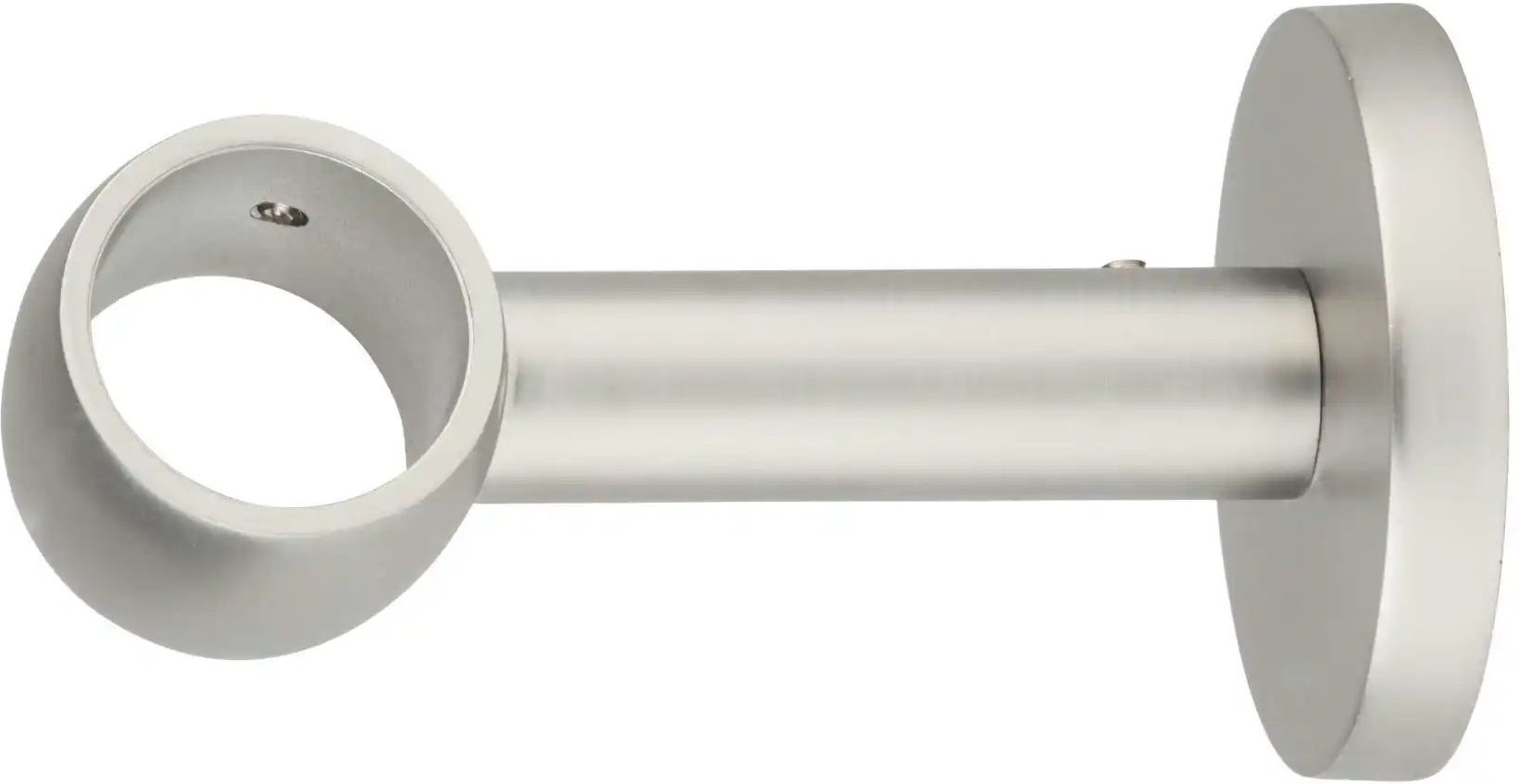 Mydeco Wandträger noble ¦ silber ¦ Stahl ¦ Maße (cm): B: 5,3 H: 5,3 Gardinen & Rollos > Gardinenstangen & Zubehör > Ga...