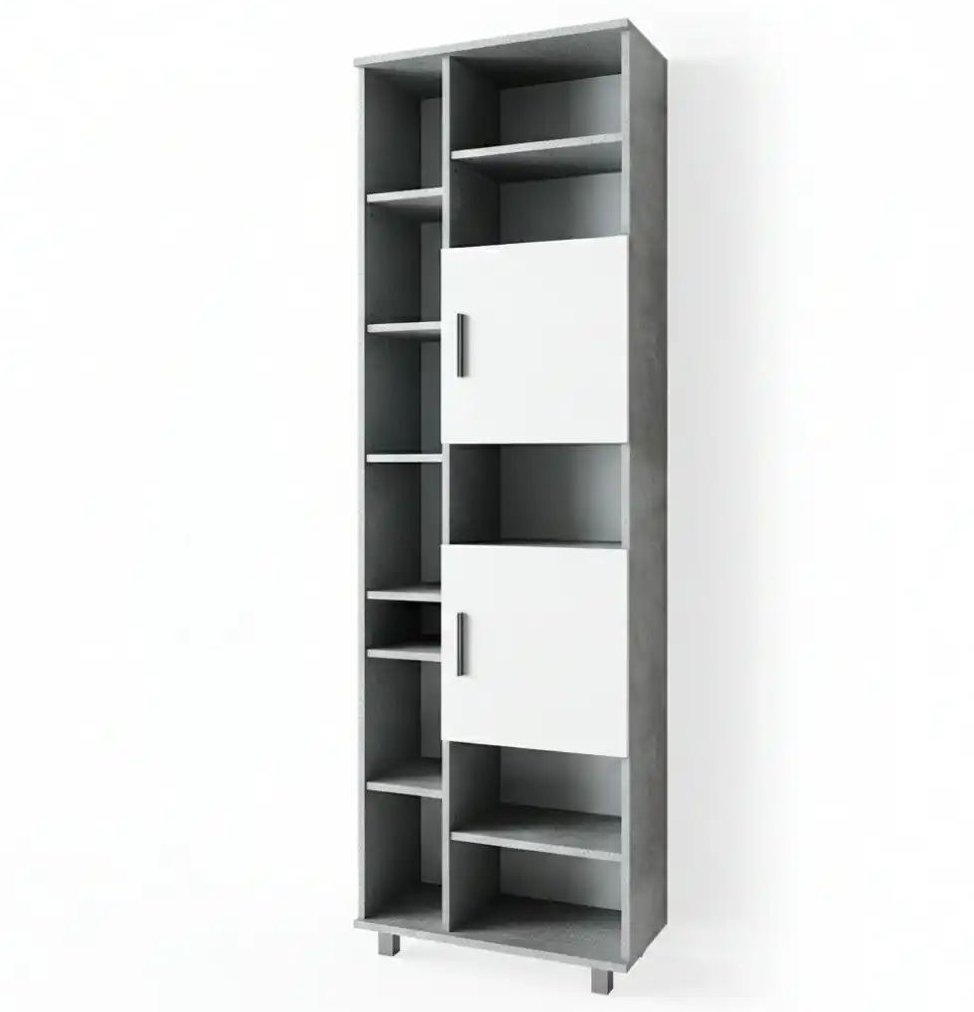 Hochschrank ¦ grau ¦ Maße (cm): B: 60 H: 190 Schränke > Badschränke > Bad-Hochschränke - Höffner