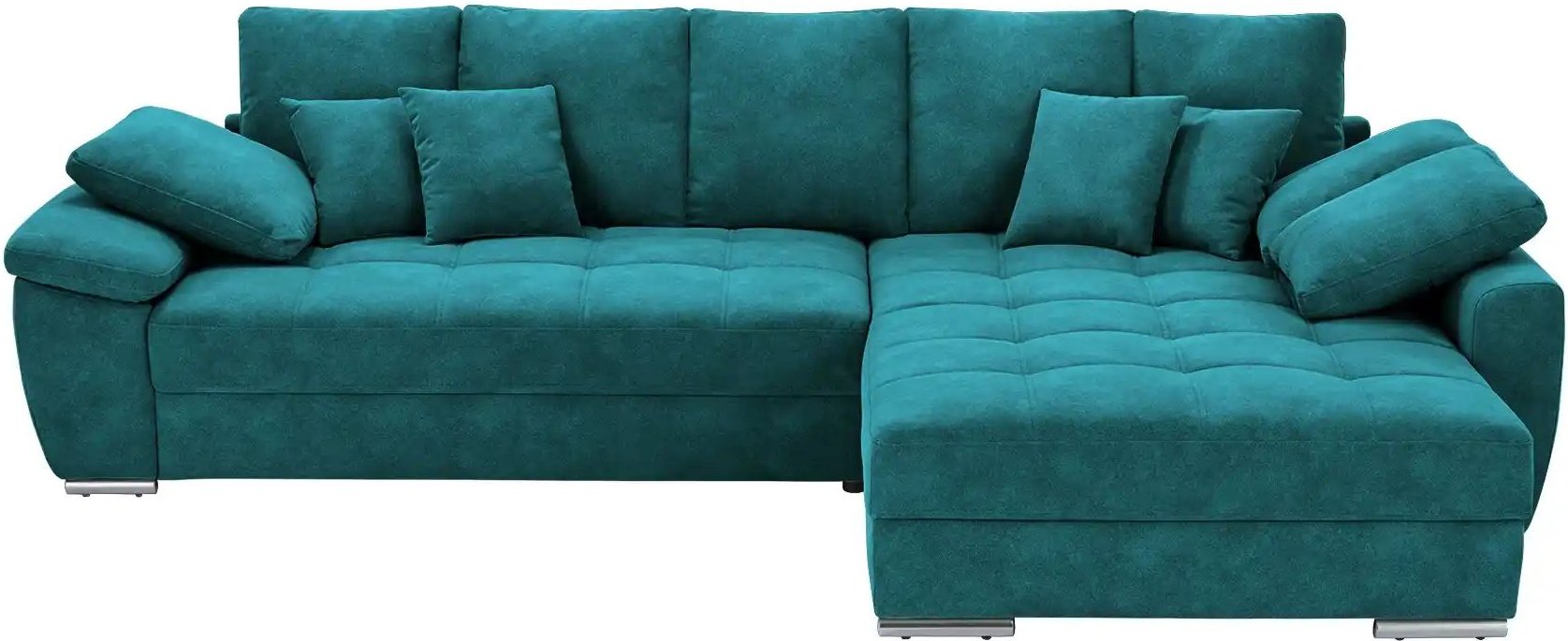 bobb Ecksofa mit pflegeleichtem Bezugsstoff Farina ¦ türkis/petrol ¦ Maße (cm): B: 323 H: 92 T: 222.0 Polstermöbel > Sof...