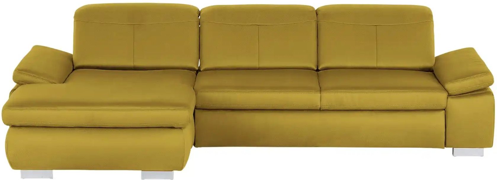 Thumbnail - Lounge Collection Ecksofa aus Mikrofaser Kathrin ¦ gelb ¦ Maße (cm): B: 309 H: 85 T: 195.0 Polstermöbel > Sofas > Ecksof...