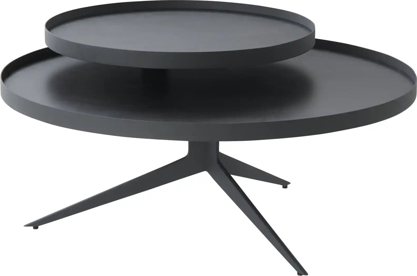 Couchtisch Danko ¦ grau ¦ Maße (cm): B: 90 H: 43 Tische > Couchtische > Couchtische rund - Höffner