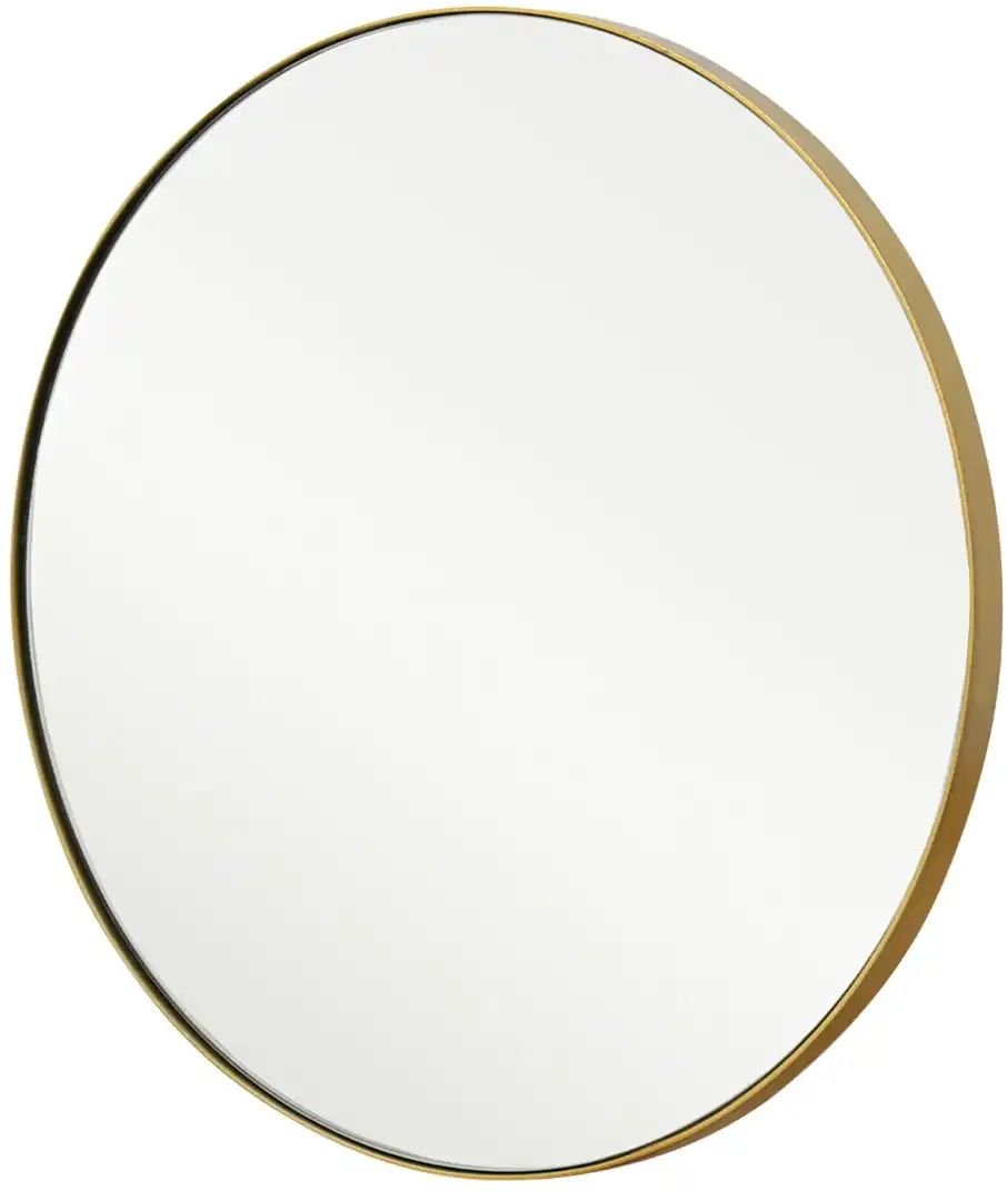 Roomers Spiegel Pannone ¦ gold ¦ Metall,Glas ¦ Maße (cm): T: 2.2 Ø: 40 Garderoben & Kleiderstangen > Garderoben Spiege...