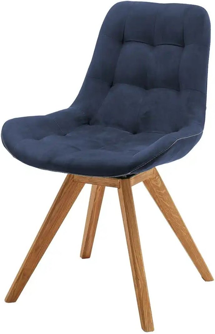 Thumbnail - Woodford Esszimmerstuhl mit erhöhter Sitzkante Bennet ¦ blau ¦ Maße (cm): B: 56 H: 84 T: 63.0 Stühle > Küchenstühle > Po...