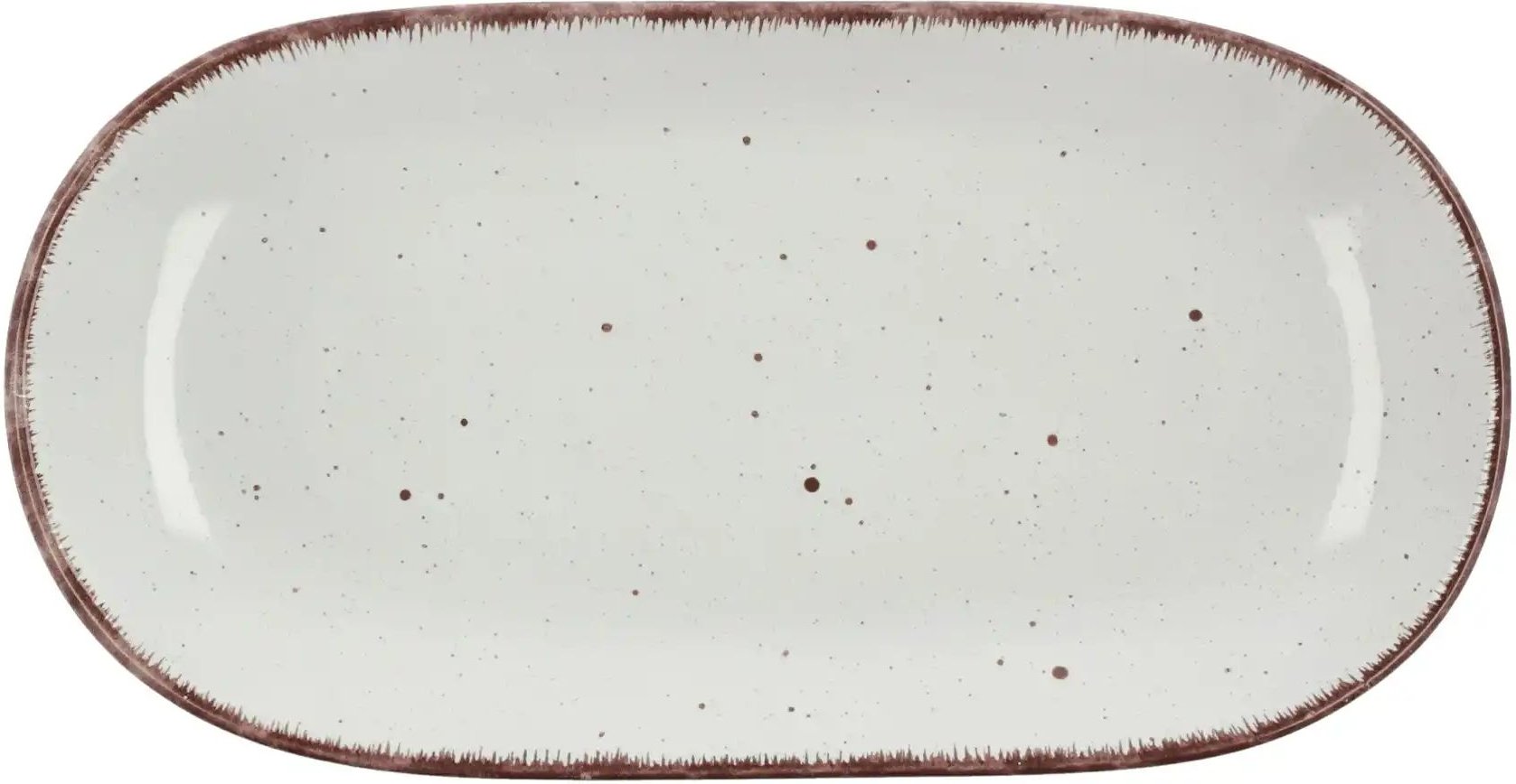 Peill+Putzler Servierplatte 25 x 13 cm Siena ¦ weiß ¦ Steinzeug/Steingut ¦ Maße (cm): B: 13 Geschirr > Einzelgeschirrte...