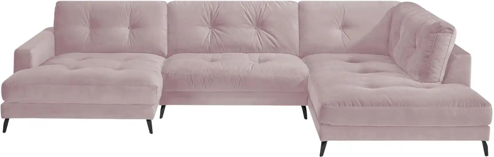Jette Home Wohnlandschaft aus Samt Jette Return ¦ rosa/pink ¦ Maße (cm): B: 359 H: 84 Polstermöbel > Sofas > Wohnlandsch...