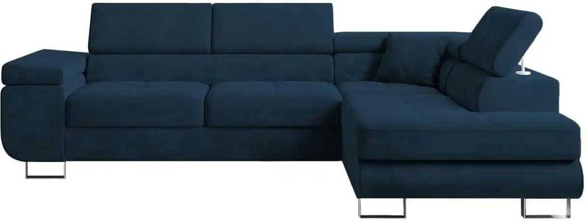 Ecksofa Anton ¦ blau ¦ Maße (cm): B: 275 H: 90 Polstermöbel > Sofas > Ecksofas - Höffner