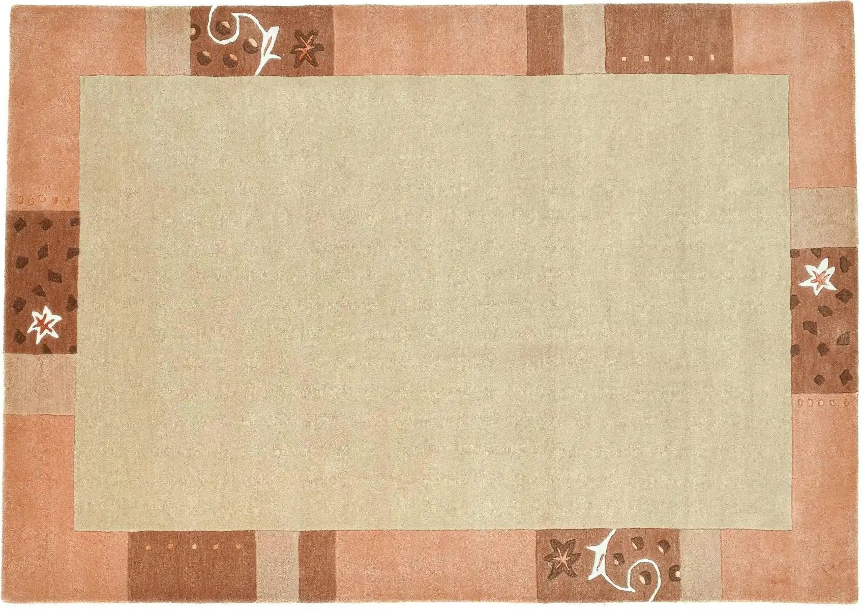 Thumbnail - THEKO Wollteppich Royal Ganges ¦ gelb ¦ Viskose ¦ Maße (cm): B: 240 H: 1,3 Teppiche > Wohnteppiche - Höffner