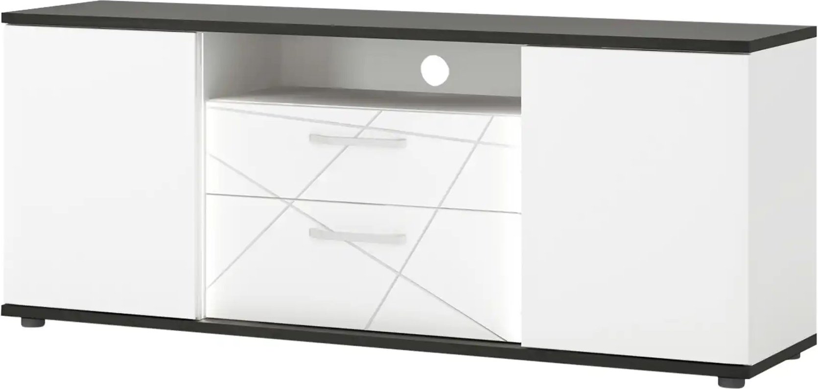 Lowboard Venedig ¦ weiß ¦ Maße (cm): B: 161 H: 65 T: 40.0 Kommoden & Sideboards > Lowboards - Höffner