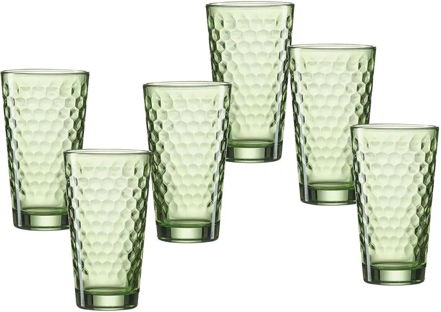 Ritzenhoff & Breker Longdrinkgläserset 6-teilig Favo ¦ grün ¦ Glas Gläser & Karaffen - Höffner