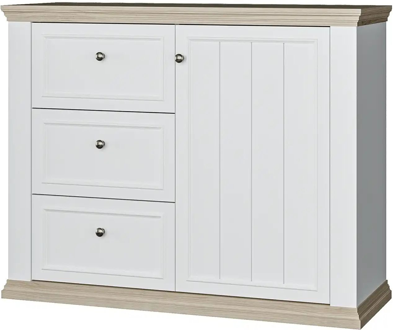 Kommode Countryside ¦ weiß ¦ Maße (cm): B: 119,5 H: 95,3 T: 43.5 Kommoden & Sideboards > Kommoden - Höffner