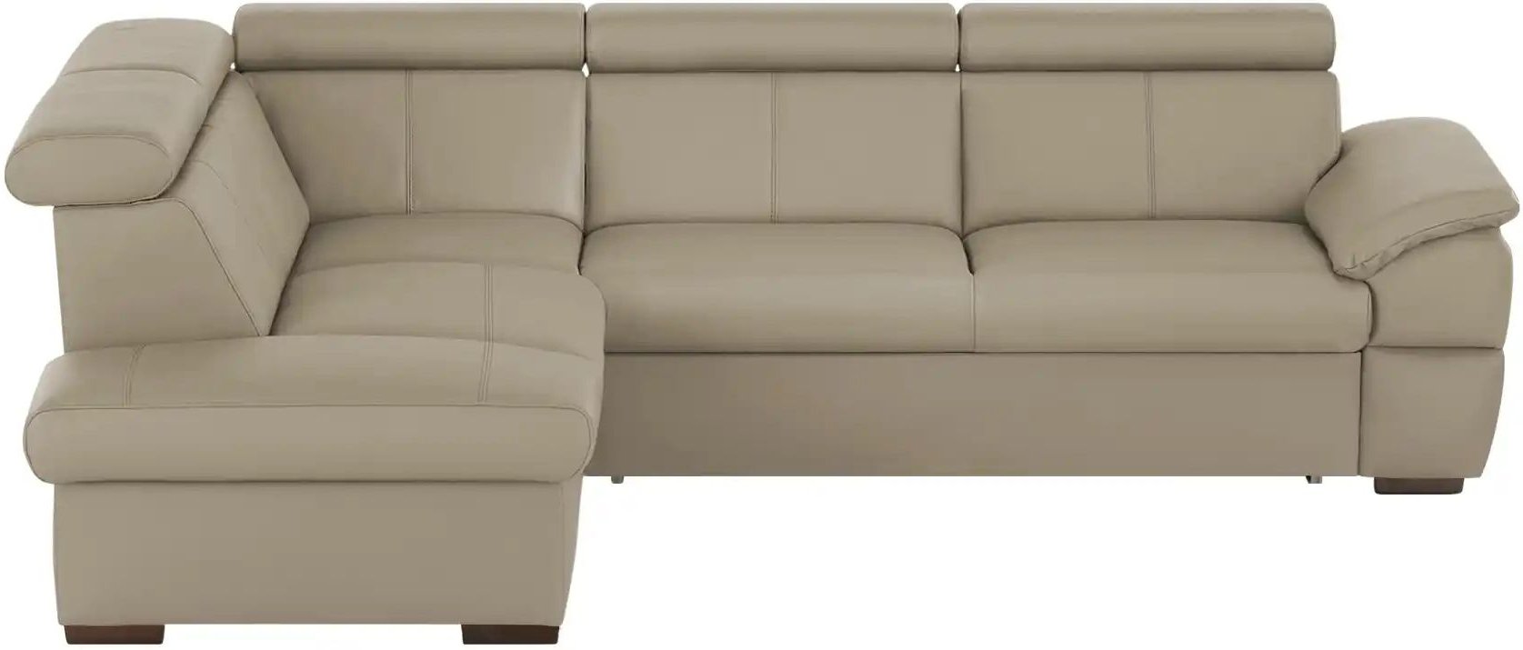 uno Ecksofa aus Echtleder Town ¦ braun ¦ Maße (cm): B: 264 H: 76 T: 210.0 Polstermöbel > Sofas > Ecksofas - Höffner