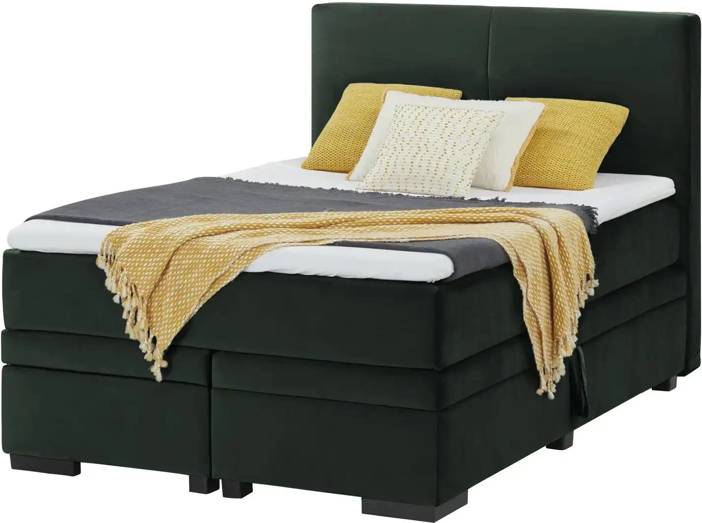 Boxi Boxspringbett mit Bettkasten Boxi Classic ¦ grün ¦ Maße (cm): B: 140 H: 125 Betten > Boxspringbetten - Höffner