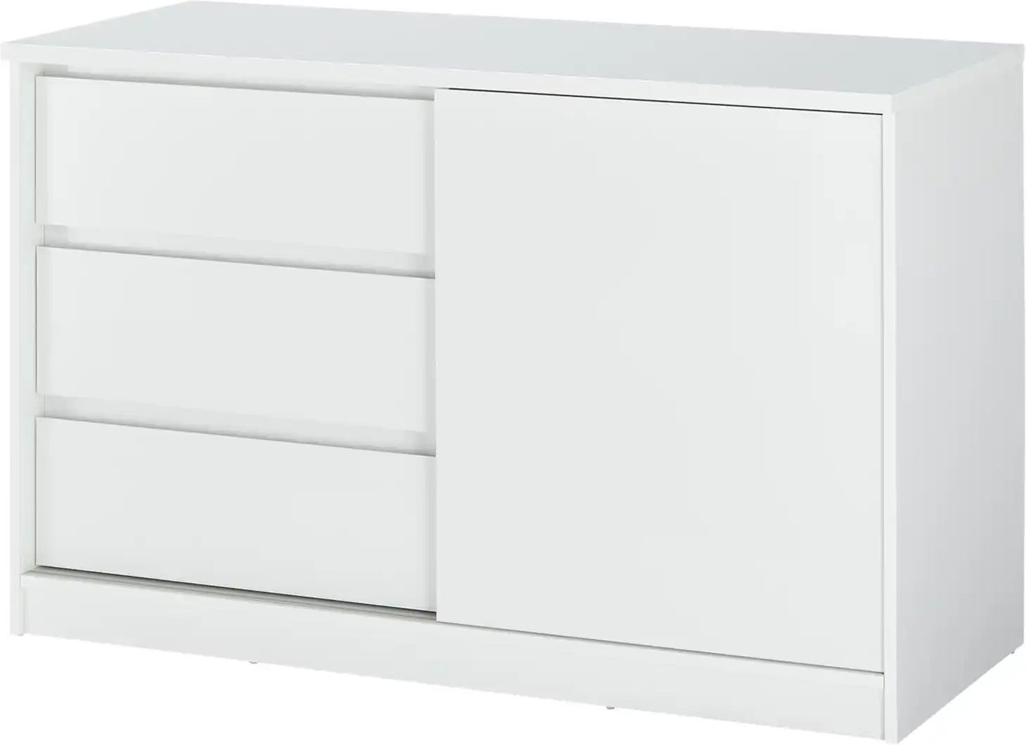 Kommode Nardo ¦ weiß ¦ Maße (cm): B: 118,9 H: 75,6 T: 50.0 Kommoden & Sideboards > Kommoden - Höffner