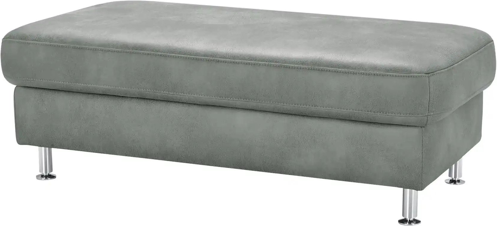 Mein Sofa bold XXL Hocker  Veit ¦ grau ¦ Maße (cm): B: 130 H: 46 T: 65.0 Polstermöbel > Hocker - Höffner