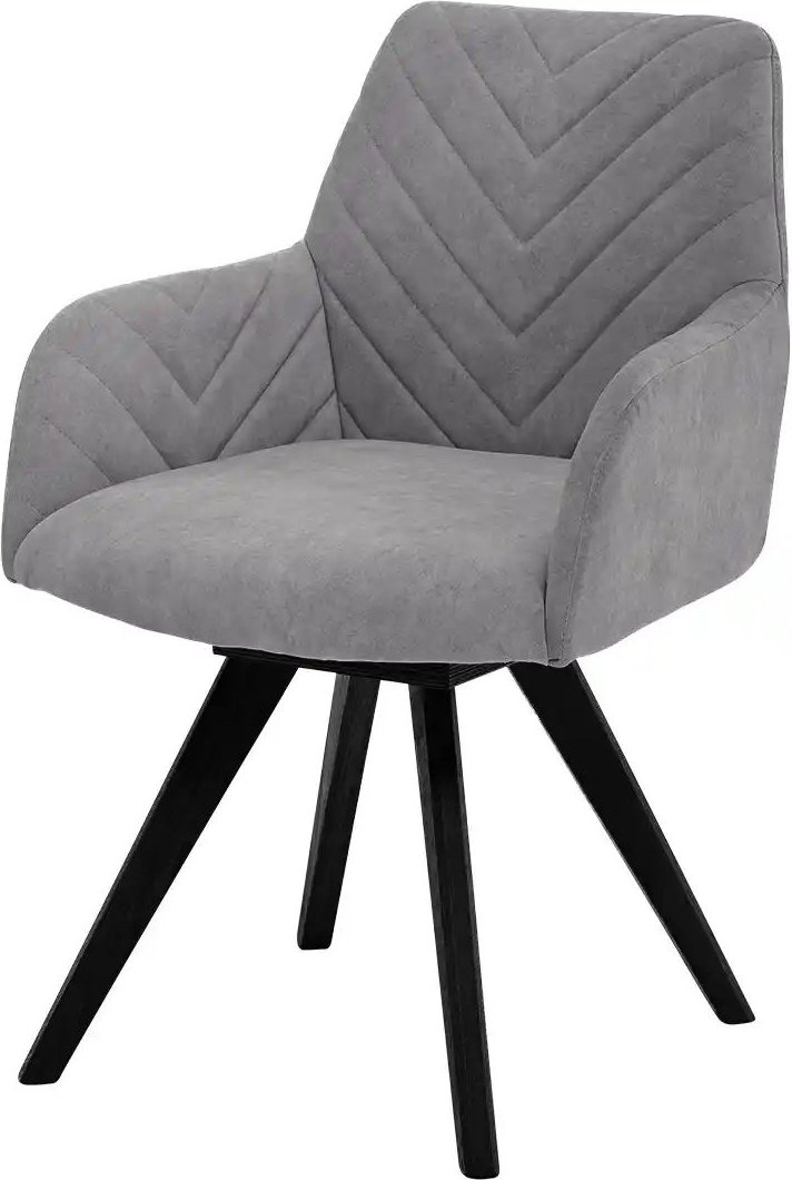 Woodford Esszimmerstuhl Delhi ¦ grau ¦ Maße (cm): B: 61 H: 88 T: 66.5 Stühle > Küchenstühle > Küchenstühle mit Armlehne...