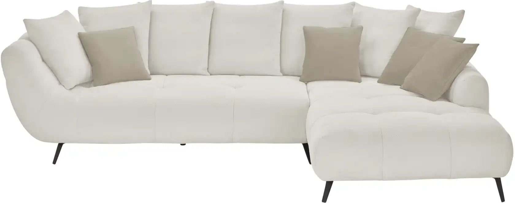 bobb Ecksofa Bellani III ¦ beige ¦ Maße (cm): B: 318 H: 90 T: 218.0 Polstermöbel > Sofas > 3-Sitzer - Höffner