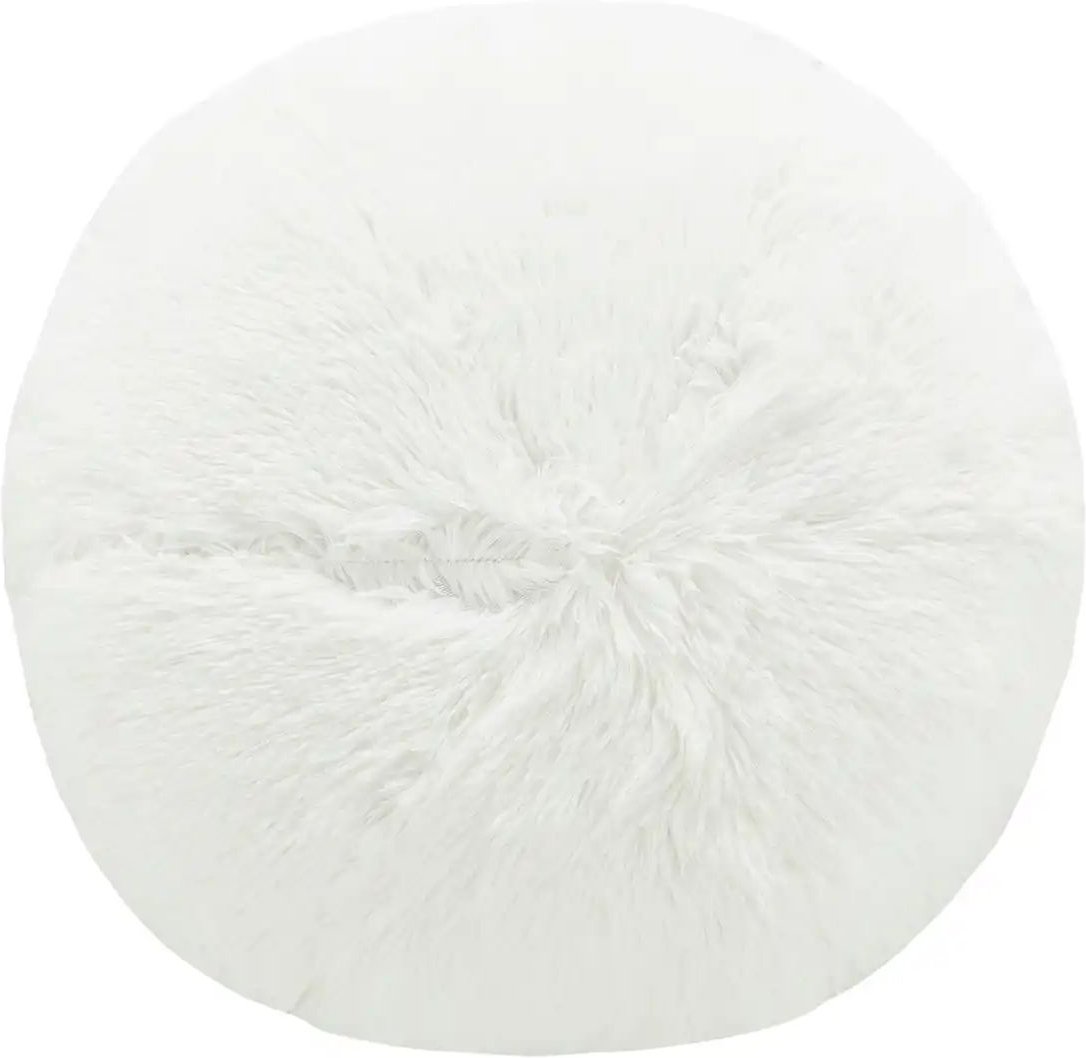 Thumbnail - como Pouf Fluffi ¦ weiß Ø: 60 Dekokissen & Decken > Kissen > Bodenkissen - Höffner