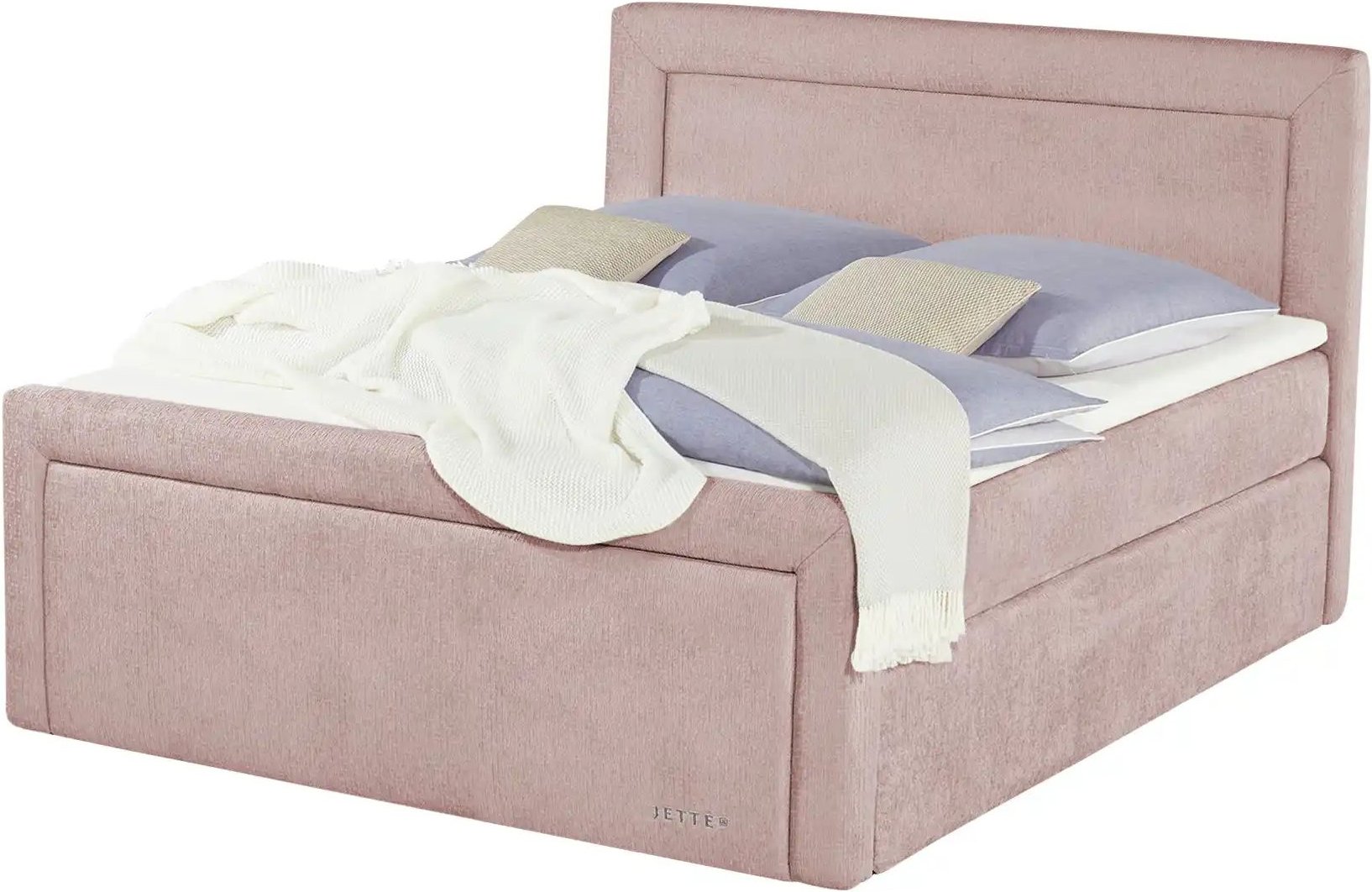 Jette Home Boxspringbett Jette Frame ¦ rosa/pink ¦ Maße (cm): B: 164 H: 129 Betten > Boxspringbetten - Höffner